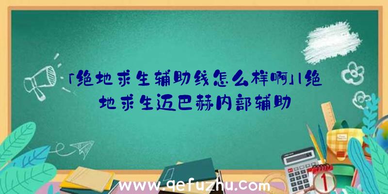 「绝地求生辅助线怎么样啊」|绝地求生迈巴赫内部辅助